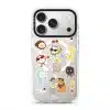 Babushka Cats phone case by Rawrin Kimchi, a pattern of little cats in their own outfits