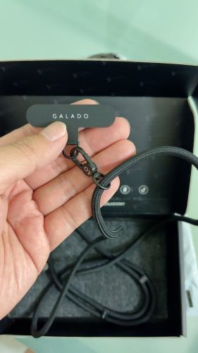 Crossbody Phone Strap - All Black (6mm) photo review