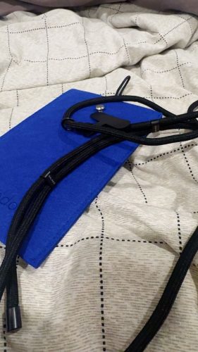 Crossbody Phone Strap - All Black (6mm) photo review
