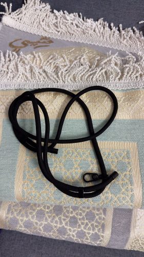 Crossbody Phone Strap - All Black (6mm) photo review