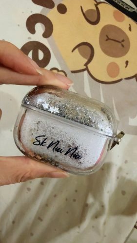 Sparkle Silver AirPods Case photo review