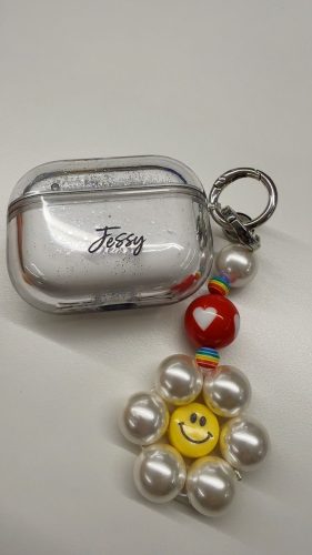 Sparkle Silver AirPods Case photo review