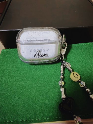 Sparkle Silver AirPods Case photo review