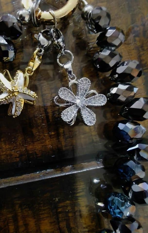 Clip-On Charm (360 Silver Flower) photo review