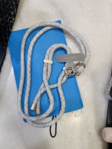Crossbody Phone Strap - Soft Steel (7mm) photo review