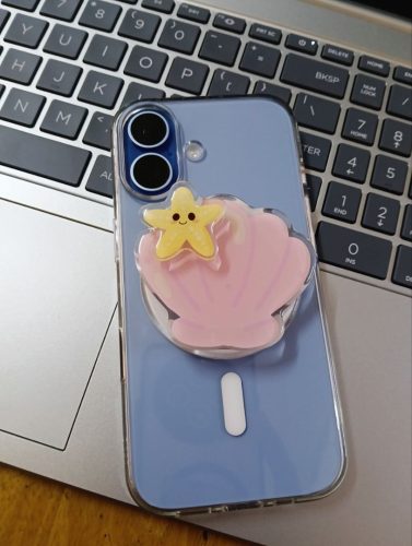 Pink Shell MagSafe Phone Grip photo review