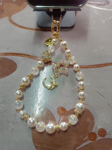 Click to view full screen Moonlit Aurora Phone Charm photo review