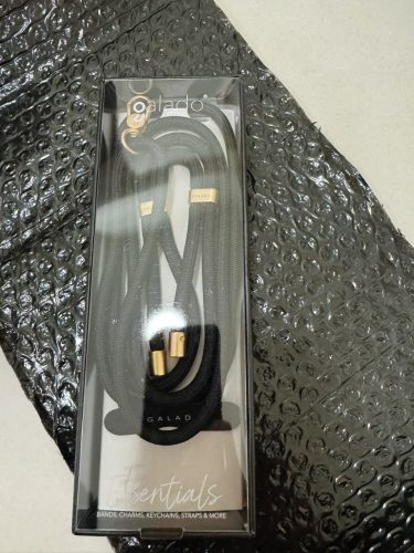 Crossbody Phone Strap - Gold Black (6mm) photo review