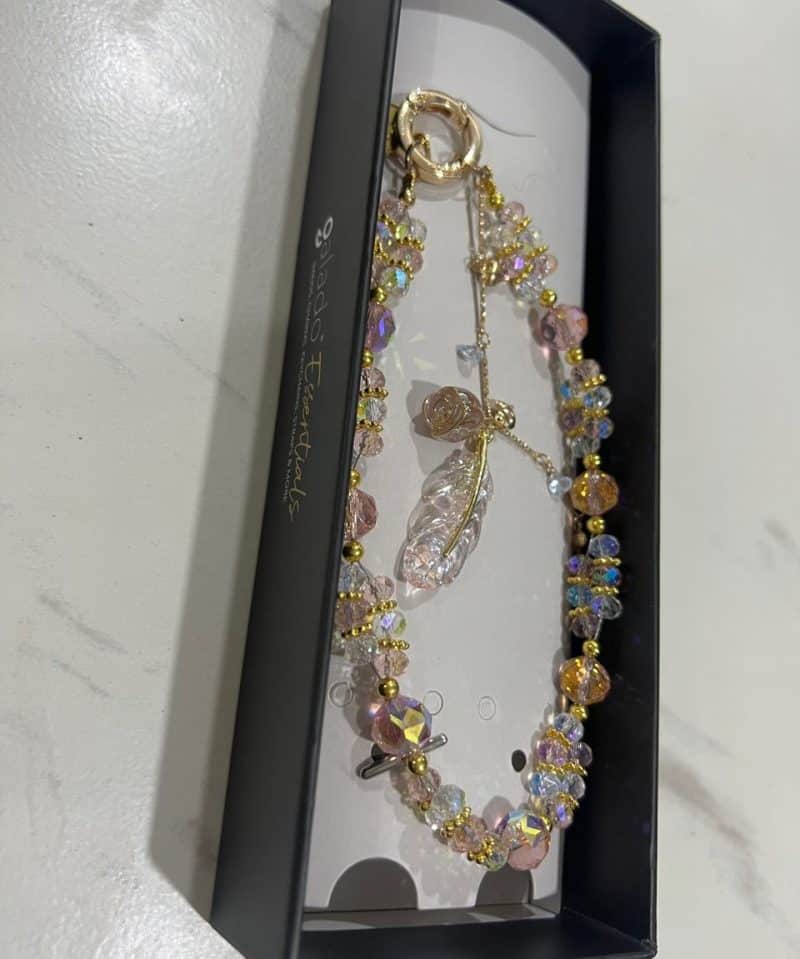 Feather Bloom Phone Charm photo review
