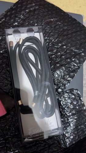 Crossbody Phone Strap - Gold Black (6mm) photo review