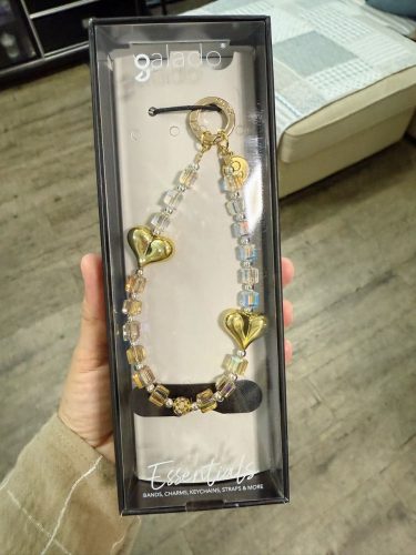 Golden Hearts Phone Charm photo review