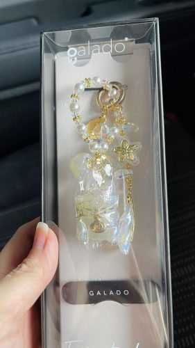 Pearly Fortune Cat Charm photo review