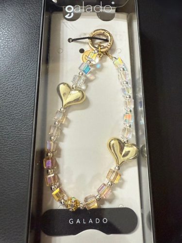 Golden Hearts Phone Charm photo review
