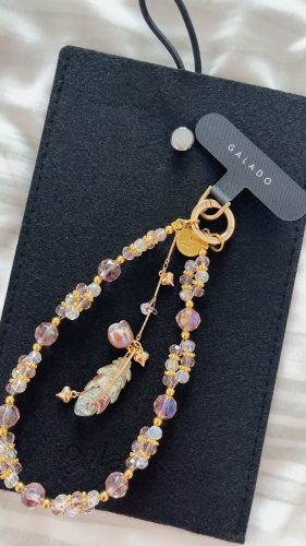 Feather Bloom Phone Charm photo review
