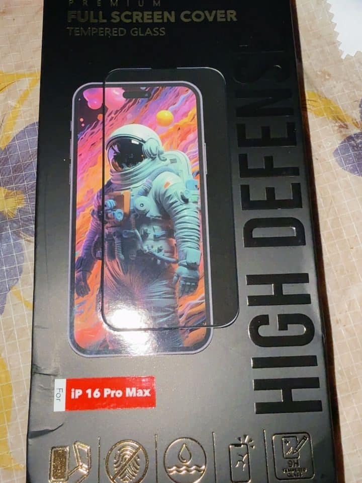 CLEAR High Defense Tempered Glass photo review