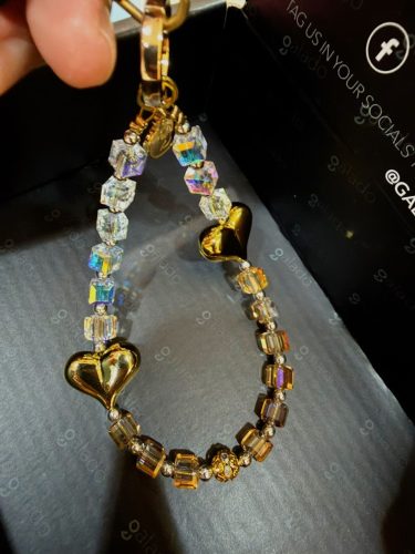Golden Hearts Phone Charm photo review