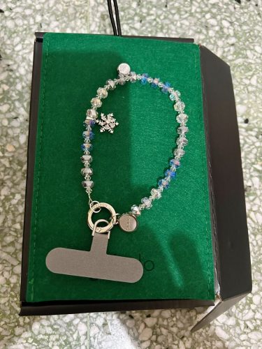 Lilac Snowflake Phone Charm photo review
