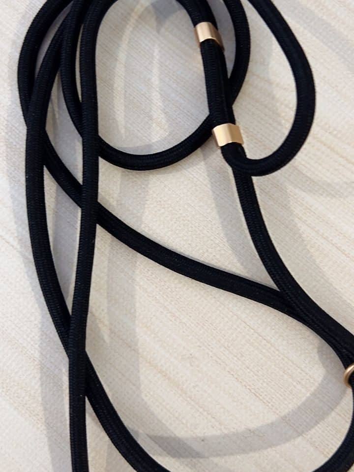 Crossbody Phone Strap - Gold Black (6mm) photo review