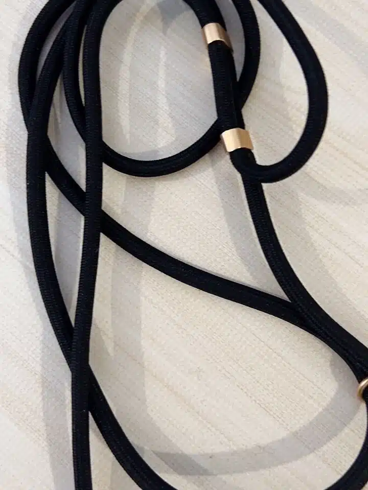 Crossbody Phone Strap - Gold Black (6mm) photo review