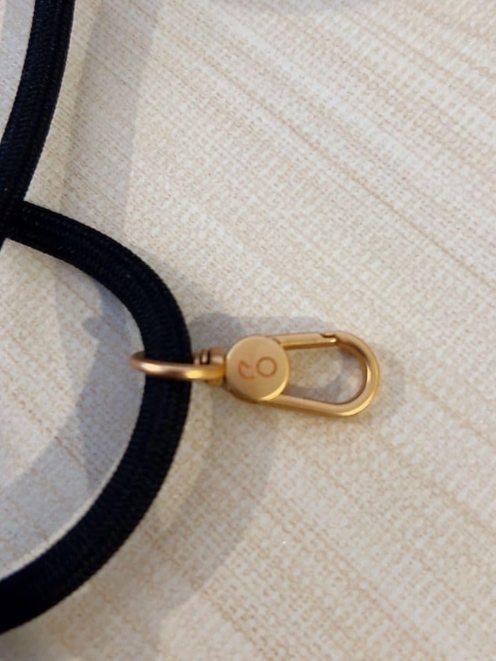 Crossbody Phone Strap - Gold Black (6mm) photo review
