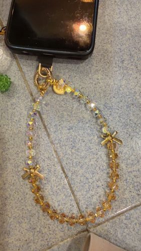 Golden Bow Phone Charm photo review