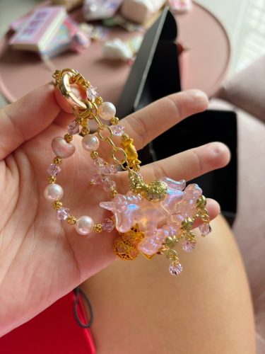 Blooming Fortune Cat Charm photo review