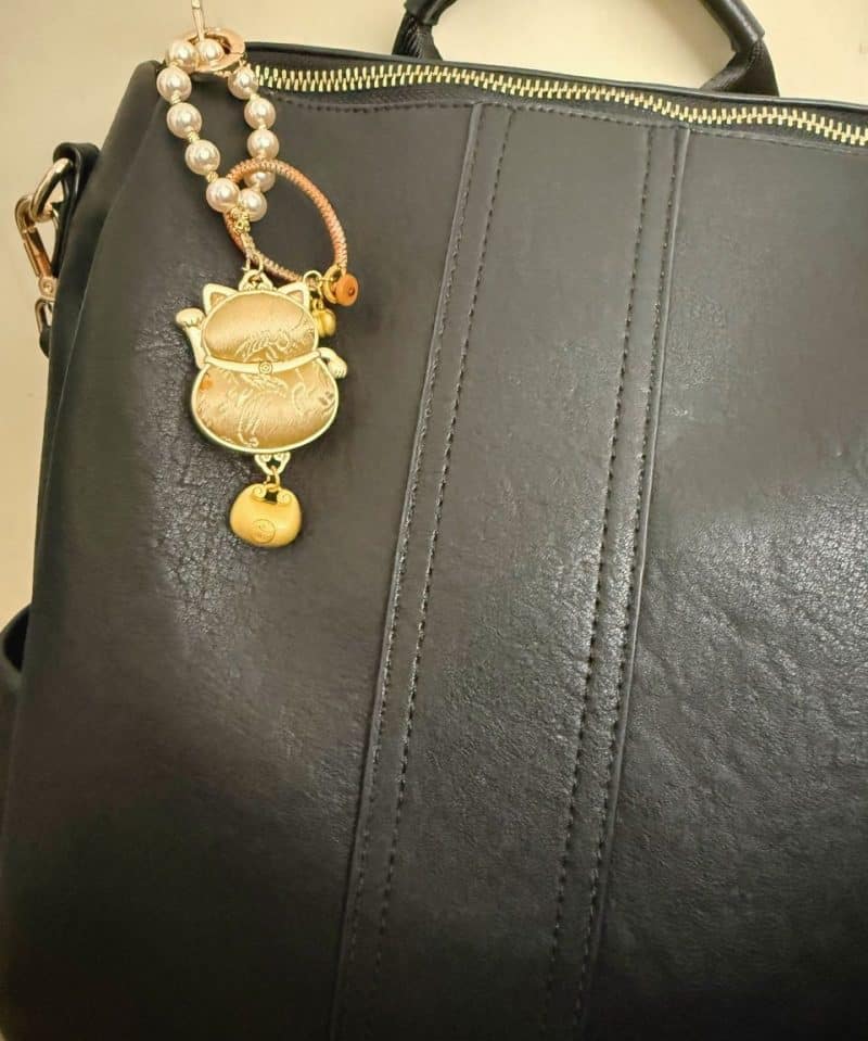 Blooming Fortune Cat Charm photo review