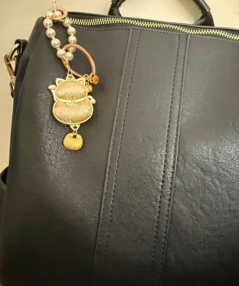 Blooming Fortune Cat Charm photo review