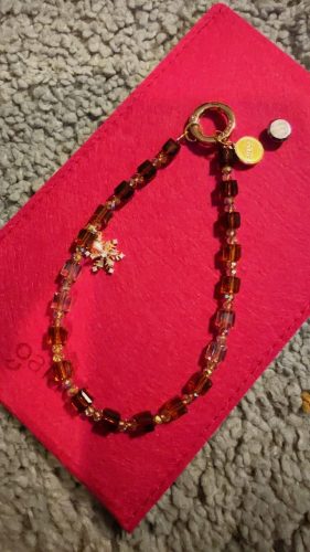 Golden Ember Phone Charm photo review