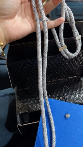 Crossbody Phone Strap - Soft Steel (7mm) photo review
