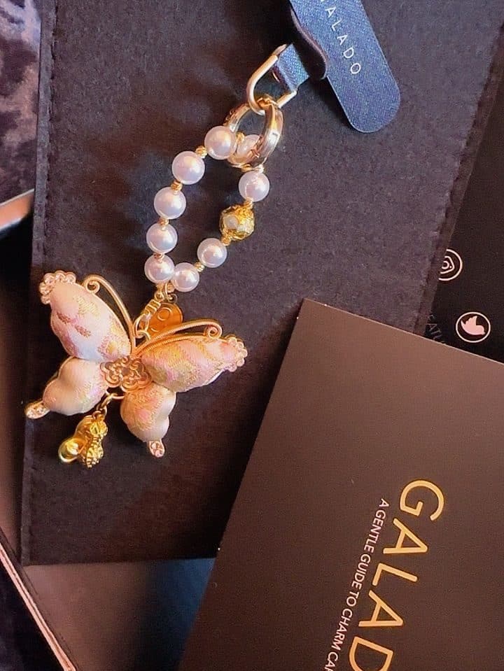 Silk Bloom Butterfly Charm photo review