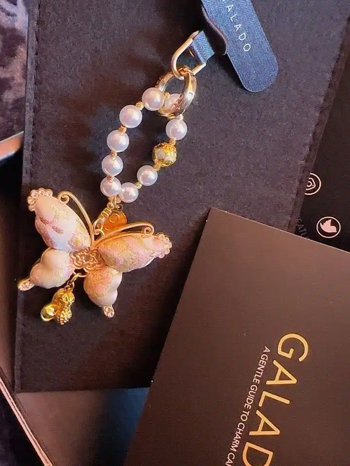 Silk Bloom Butterfly Charm photo review