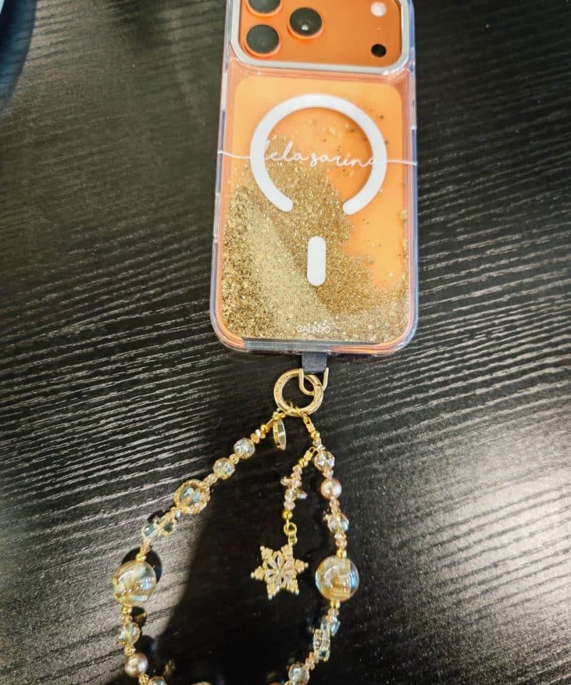 Enchanting Snow Phone Charm photo review