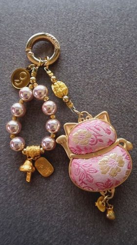 Blooming Fortune Cat Charm photo review