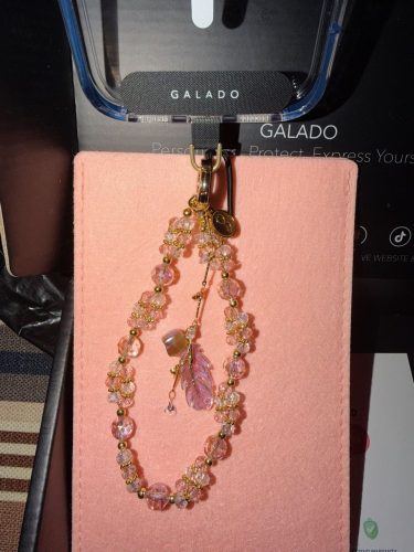 Feather Bloom Phone Charm photo review